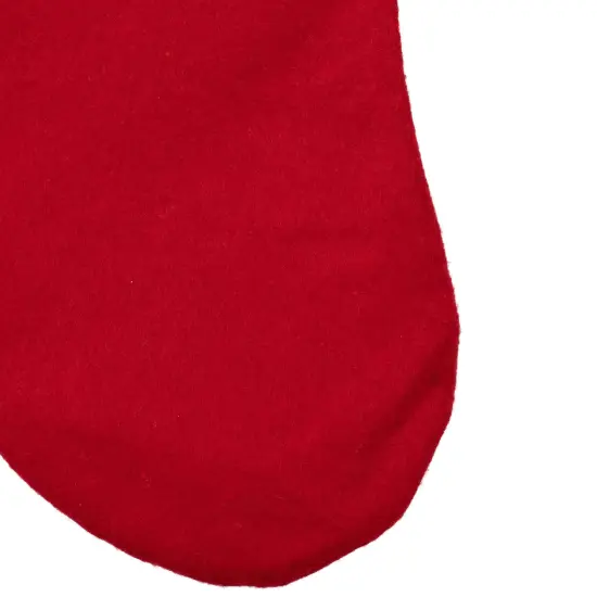Northlight Santa and Snowman Christmas Stocking- 19" - Red and White {6}