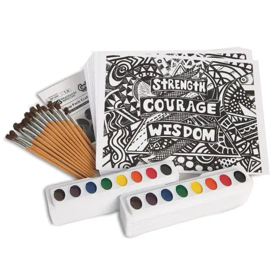 Easy Way Watercolor Pictures Craft Kit: Strength (Pack of 24) {2}