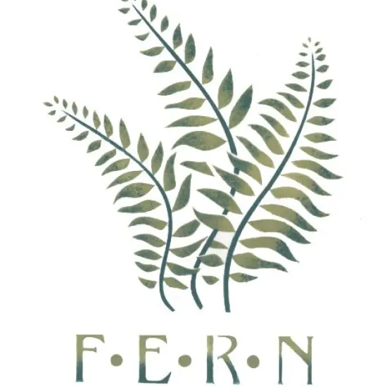 Three Leaf Fern Wall Stencil | 3094 by Designer Stencils | Word & Phrase Stencils | Reusable Art Craft Stencils for Painting on Walls, Canvas, Wood | Reusable Plastic Paint Stencil for Home Makeover | Easy to Use & Clean Art Stencil {2}