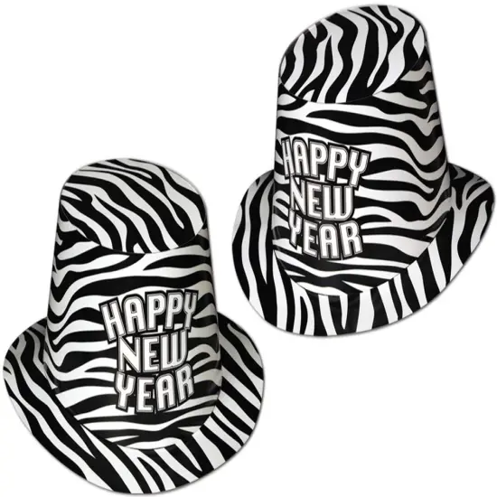 Zebra Print Hi-Hat (Pack of 25) {1}