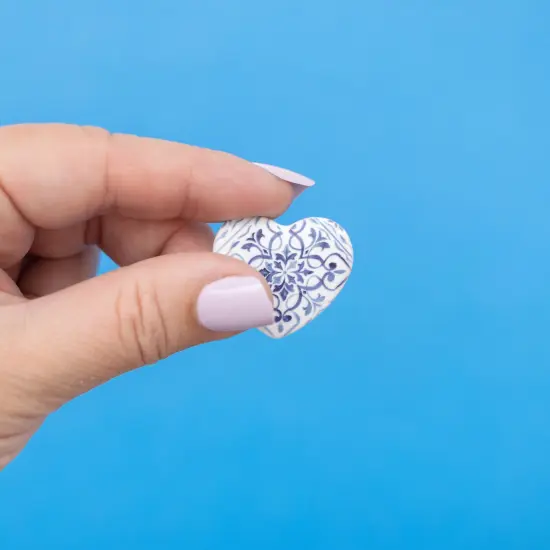 K&Company Antique Garden Tile Hearts 9/Pkg {2}