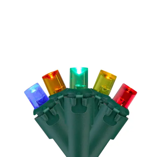 Northlight Wide Angle Christmas Lights - Multi-Color LED - 49' Green Wire - 200ct {1}