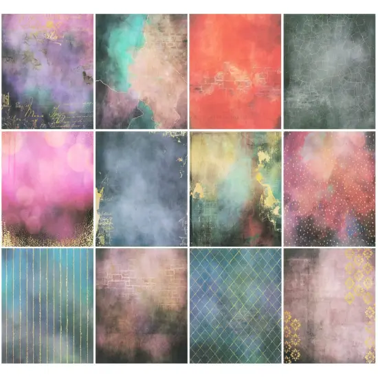 Wrapables 6x6 Decorative Single-Sided Scrapbook Paper for Arts & Crafts Projects, Scrapbooking, Card-Making Multi-Color {3}