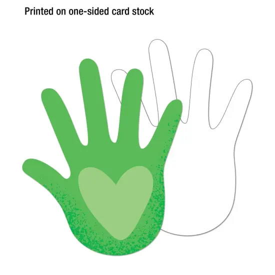 One World Hands with Hearts Cut-Outs, 36 Per Pack, 3 Packs {3}