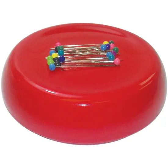 Grabbit Magnetic Pincushion W/50 Pins-Red {2}