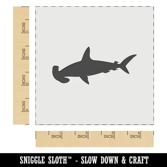 Hammerhead Shark Solid Wall Cookie DIY Craft Reusable Stencil {7}