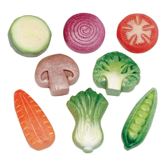 Yellow Door Sensory Play Stones: Vegetables - 8 Pieces {1}