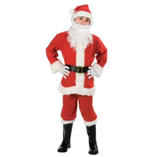 Fun World Children's Santa Suit Christmas Costume - Small Red {1}