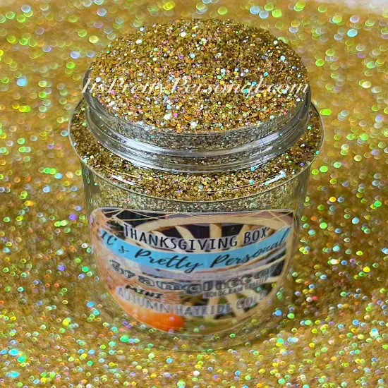 “MINI Autumn Hayride Gold"- Gramglitter (HOLOGRAM) {1}