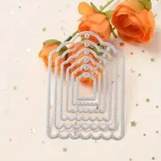 Metal Tag Die-Cutting 6 Piece Dies Set {3}
