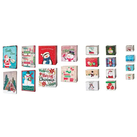 Lindy Bowman Pack of 20 Assorted Christmas Holiday Gift Boxes Multi {3}