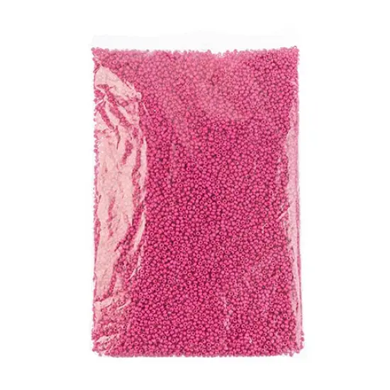 John Bead 8/0 Terra Intensive Matte Czech Glass Seed Beads, 500g Pink {2}