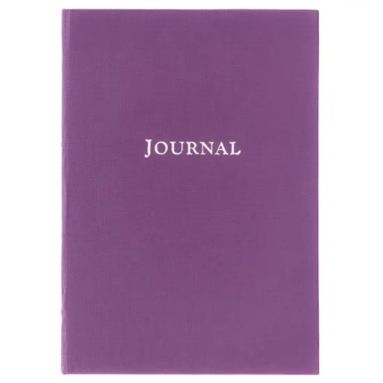 Hardcover Desk Journal by Family Tree - 8"x5.5" BookclothLilac {1}