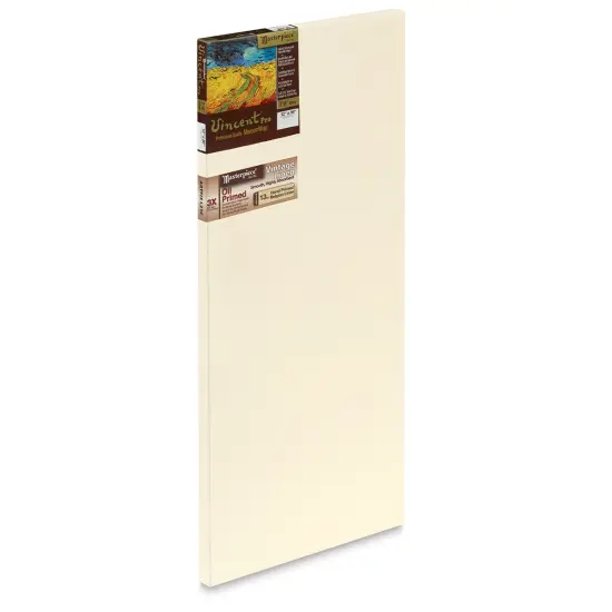Masterpiece Vincent Pro Artfix Linen Canvas - 12" x 36", Oil Primed {1}