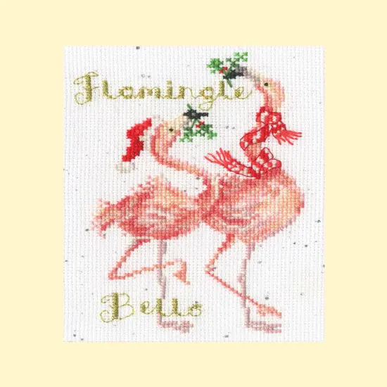 Flamingle BellsXMAS68 Counted Cross Stitch Kit {3}