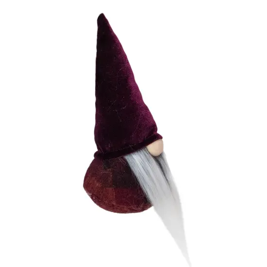 Northlight Standing Gnome Christmas Figure - 9" - Plum Purple {4}