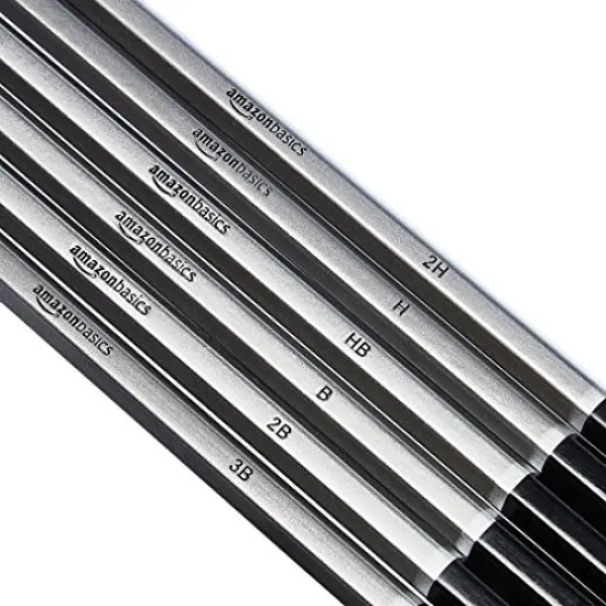 17 Piece Set, Sketch and Drawing Art Pencil Kit, Charcoal, Black, White {5}