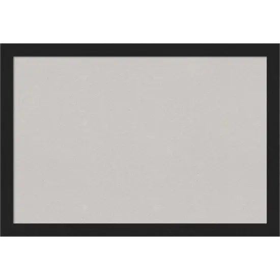 Grace Narrow Framed Corkboard, Grey Cork Nickel {7}