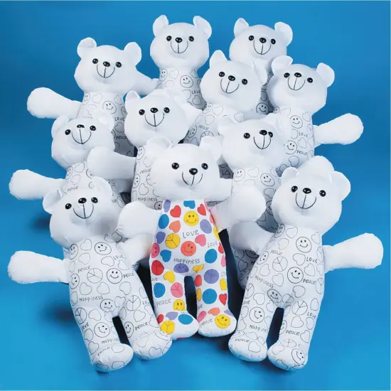 Color-Me&trade; Teddy Bears (Pack of 12) {3}