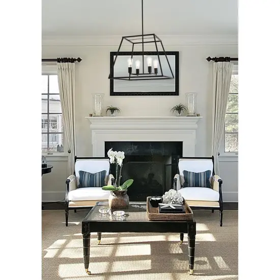 Declan 24 inch pendant in black {2}