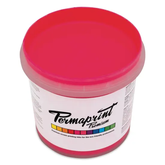 Permaprint Premium Screen Ink - Glow Pink, 1 L {1}
