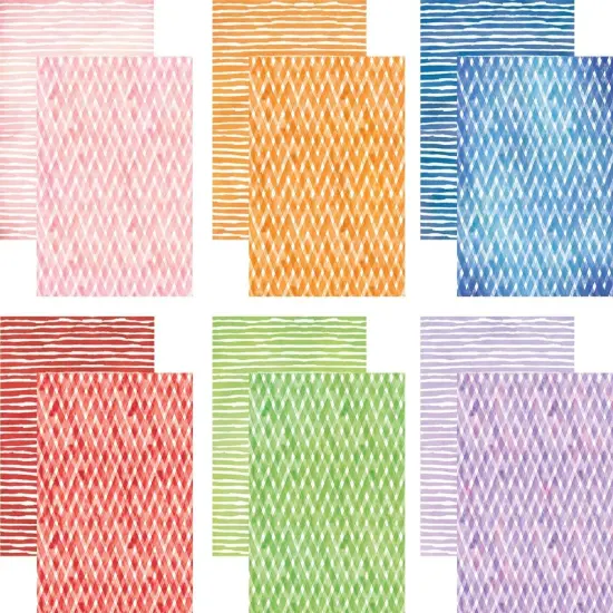 Scrapbook Paper - 30 piece Colorways Paper Bundle {5}
