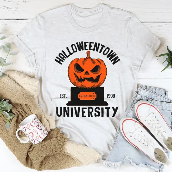 Women's Halloween University T-Shirt {3}