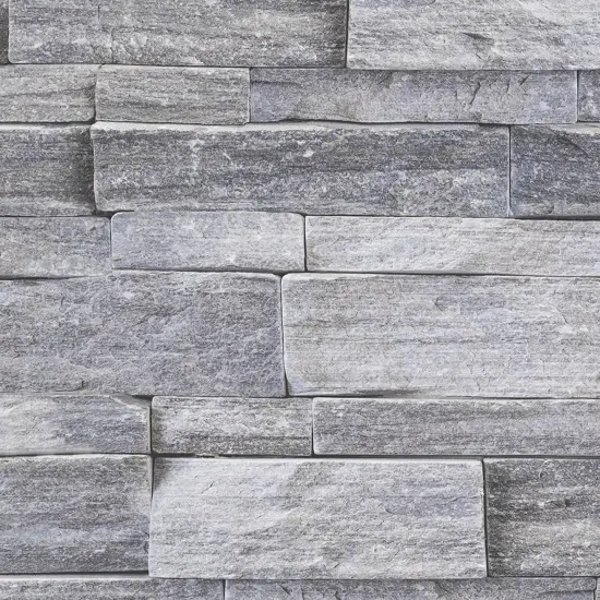 Transform Stonewall Grey Peel and Stick Wallpaper {4}