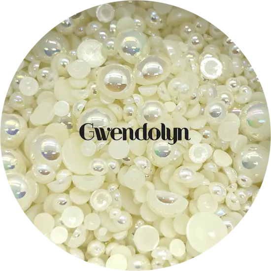 Flatback Resin Pearl Mix - Gwendolyn by Glitter Heart Co.&trade; {1}