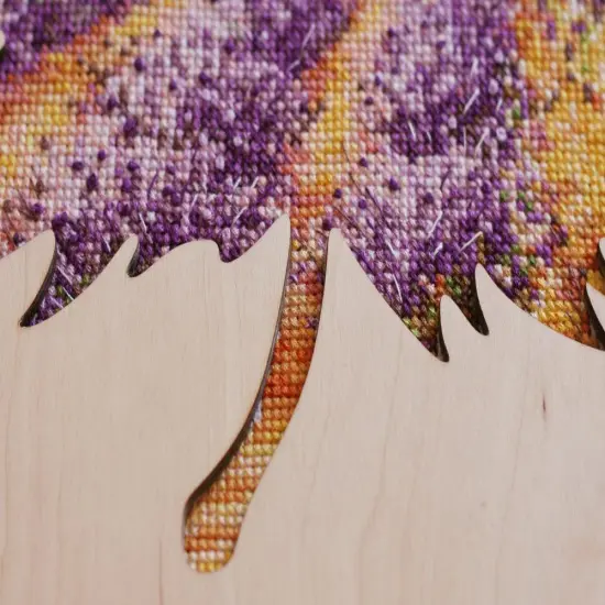 Cross-stitch kit Lavender fields {5}