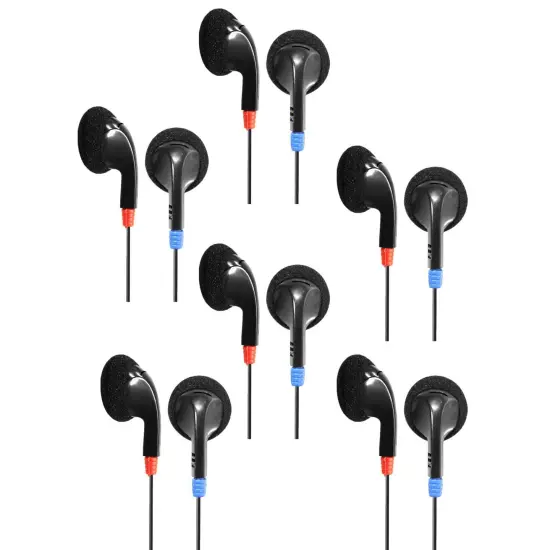Ear Bud Headphone, Pack of 6 {1}
