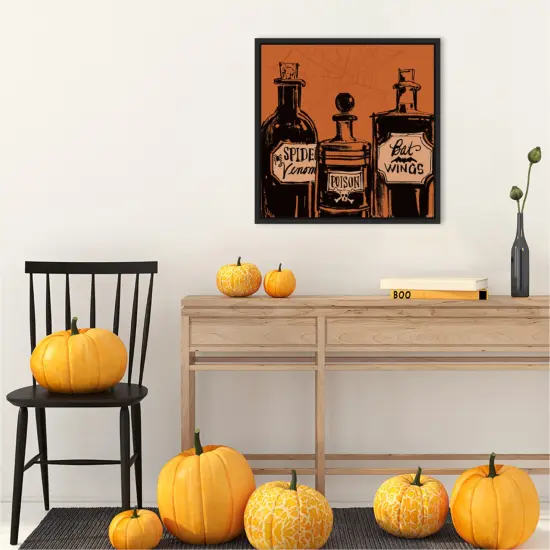 Haunted Halloween IX by Anne Tavoletti Canvas Art Framed {5}