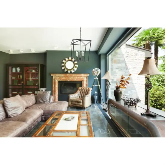 Maddox 6 light Black chandelier {2}