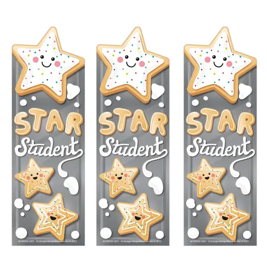 Star Cookies Sugar Cookie Scented Bookmarks, 24 Per Pack, 3 Packs {1}