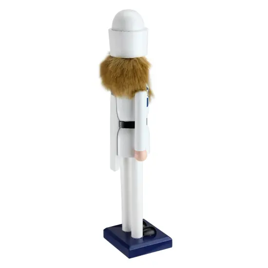 Northlight 15" White and Blue Navy Sailor Wooden Christmas Nutcracker {5}
