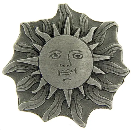 Sun Face Pin 1" {1}