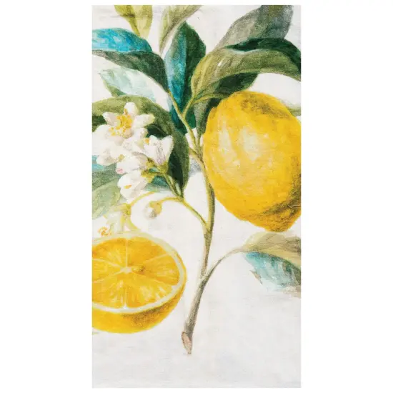 Citrus Stripe Cotton Printed Flour Sack Kitchen Towel {1}