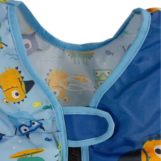 SwimWays 12" Blue and Yellow Adorable Monsters Children's Life Vest {3}