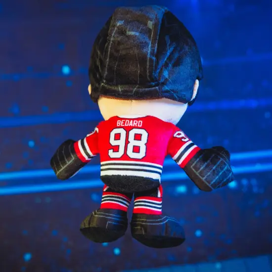 Bleacher Creatures Chicago Blackhawks Connor Bedard 8" Kuricha Sitting Plush {2}