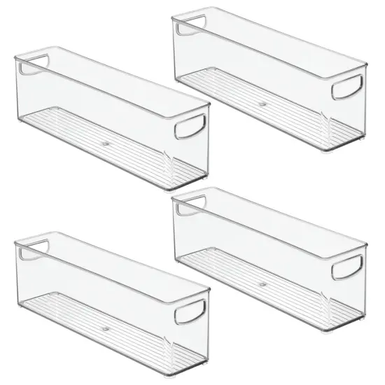 mDesign Plastic Nursery Storage Container Bin with Handles {5}