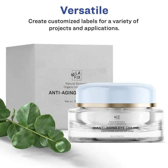 Avery Printable Blank Rectangle Labels, 2" x 3", Glossy Crystal Clear, 80 Customizable Labels (22822) {3}