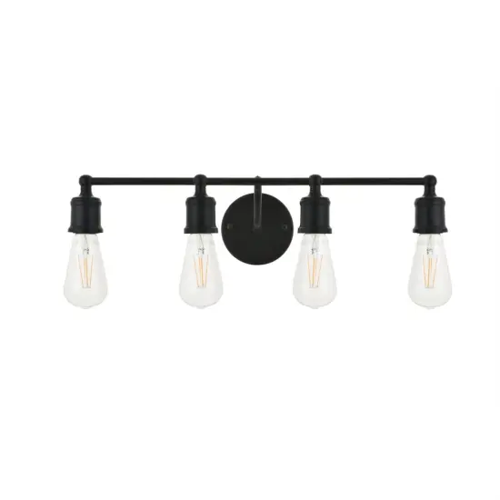 Serif 4 light black Wall Sconce {3}