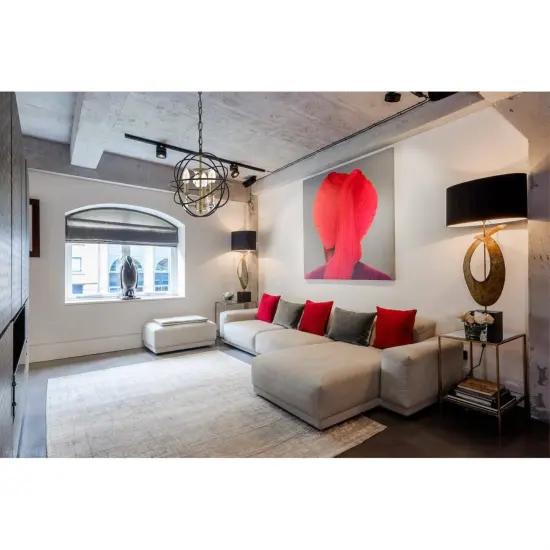 Wallace 3 light Matte Black and Brass Pendant {2}