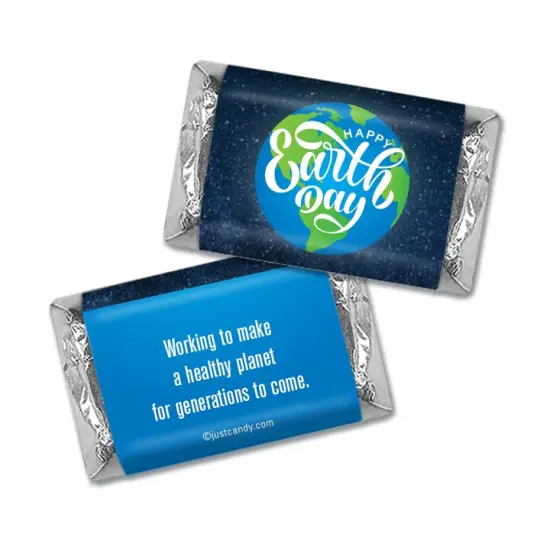 108ct Earth Day Candy Party Favors Wrapped Hershey's Miniatures (108 Count) - By Just Candy {2}