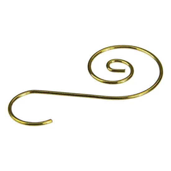 Northlight Club Pack of 40 Gold Christmas Ornament Hooks 1.75" {3}