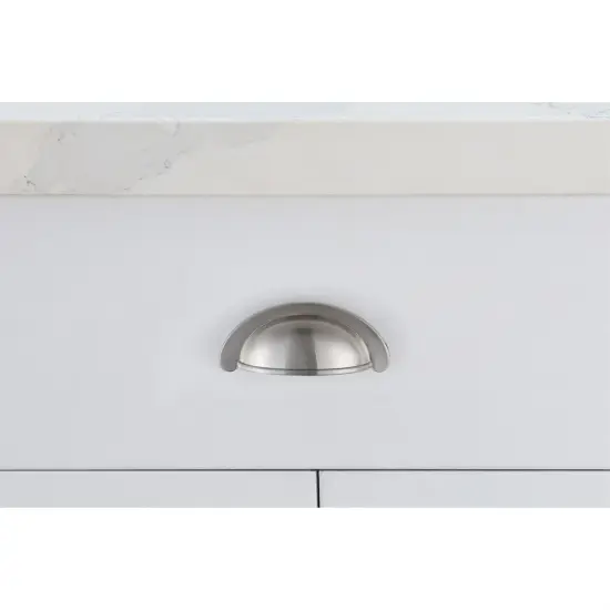 Claude 2-3/4" Center to Center Brushed Nickel Cup Bar Pull Multipack (set of 10) {2}