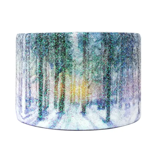 Wrapables Glitter Washi Masking Tape Snowy Forest {1}
