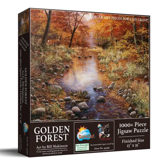 Sunsout Golden Forest 1000 pc Large Pieces Jigsaw Puzzle 44740 {3}