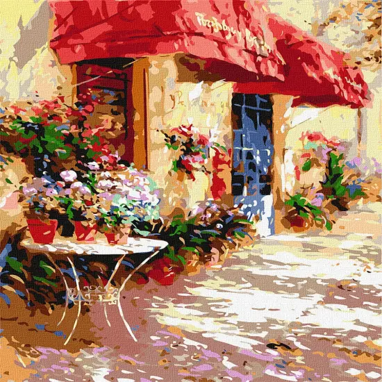 Painting by Numbers kit Flower shop KHO3590 {2}