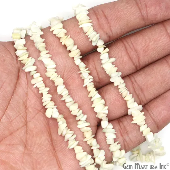 Serpentine Chip Beads, 34 Inch, Natural Chip Strands, Drilled Strung Nugget Beads, 3-7mm, Polished, GemMartUSA (CHSR-70001) {3}